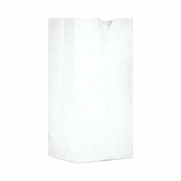 Grocery Bag, 7 x 10.5, White, 500PK, Ajm Packaging, Mfr#: WB01NP5C