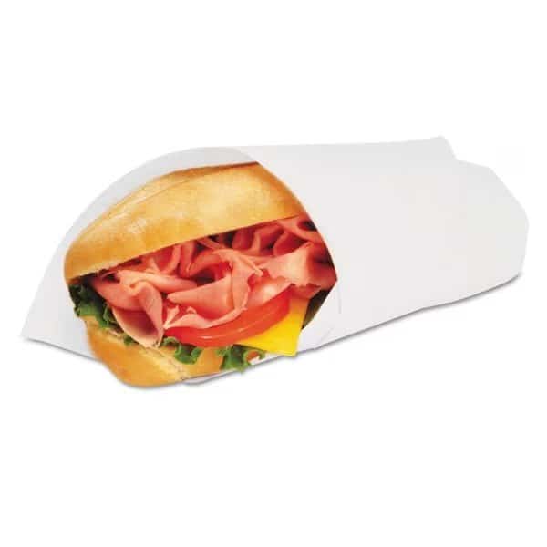 Grease-Resistant Wrap/Liner, 14 x 14, White, PK4000