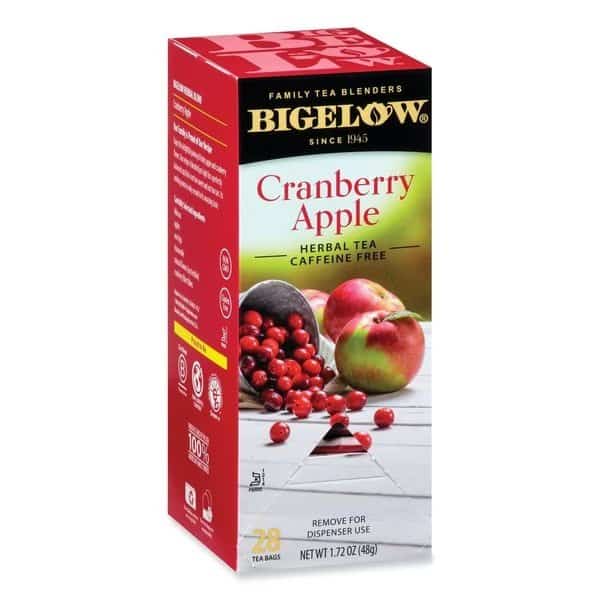 Cranberry Apple Herbal Tea, 28/Box, PK28