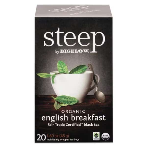 Steep Tea, English Breakfast, 1.6 oz Tea Bag, PK20