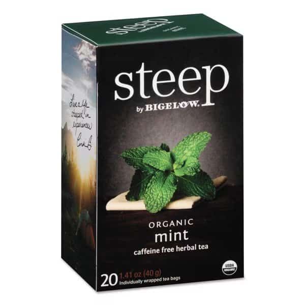 steep Tea, Mint, 1.41 oz Tea Bag, PK20