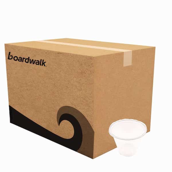 Clear Plastic Cold Cups, Squat, 9 oz, PK1000