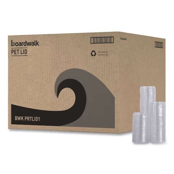 Souffl/Portion Cup Lids, Fits 1 oz Portion Cups, Clear, PK2500