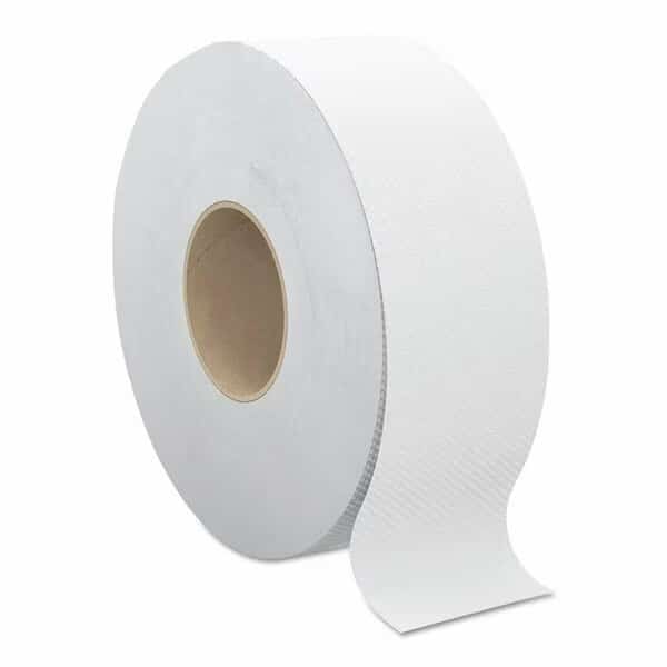 Jumbo, 2 Ply, Continuous Sheets, White, 12 PK