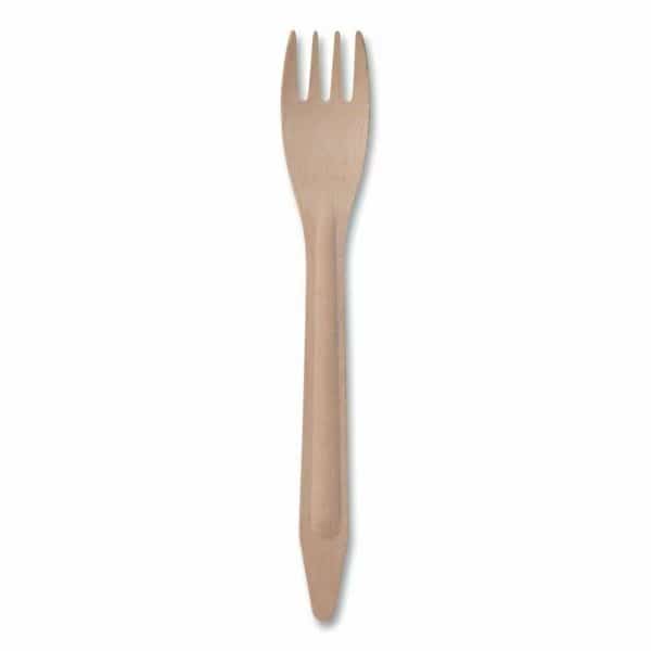 Wood Cutlery, Fork, Natural, PK500