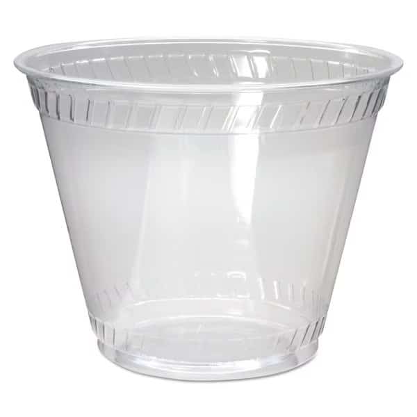 Greenware Cold Drink Cups, Old Fashioned, 9 oz, Clear, PK1000
