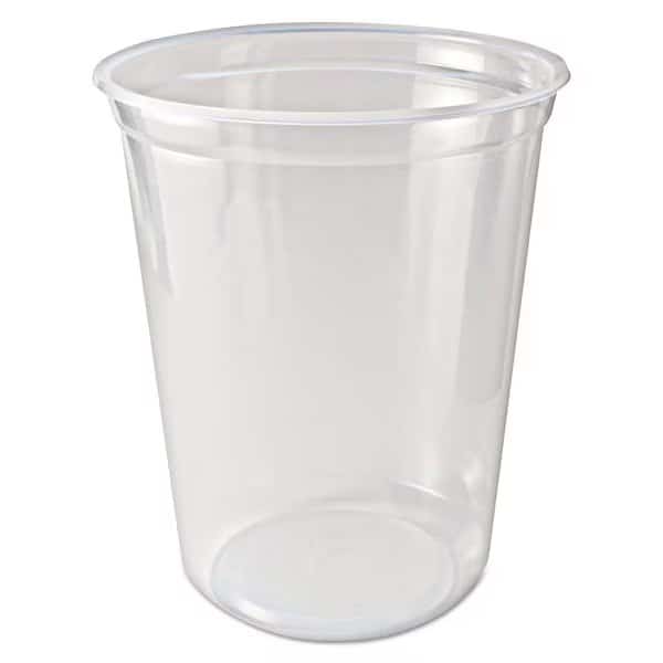 Microwavable Deli Containers, 32 oz, Clear, PK500