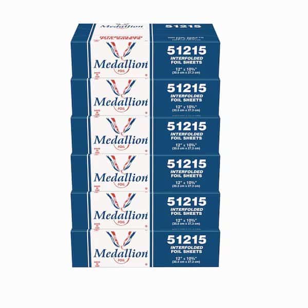 Medallion Interfolded Foil Sheets, 12 x 10.75, 3000PK