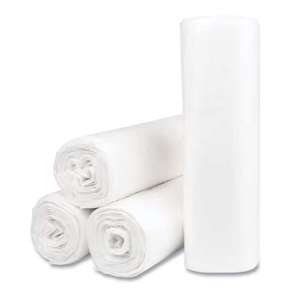 30 gal Trash Bags, 30 in x 36 in, 9 microns, Natural, 500 PK