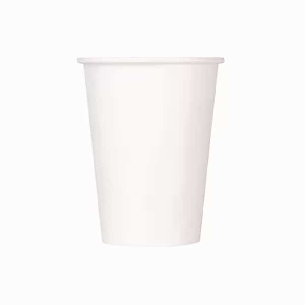 Double Poly Paper Cold Cups, 12 oz, White, 1000PK