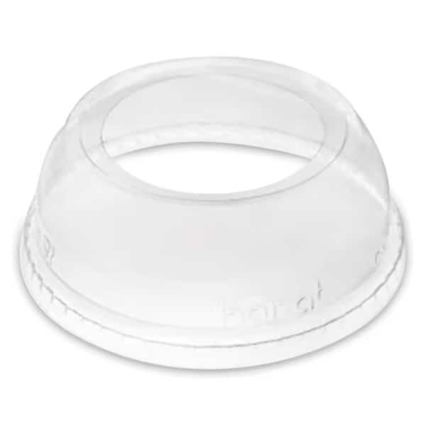 PET Lids, Wide Opening Dome, Fits 12 oz to 24 oz Cold Cups, Clear, 1000PK, Karat, Mfr#: C-KDL626-WH