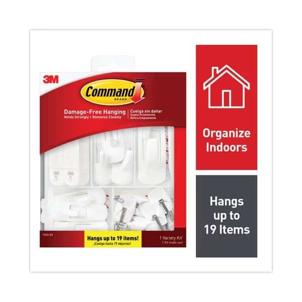 General Purpose Hooks, Variety Pack, Assorted Sizes, PK54