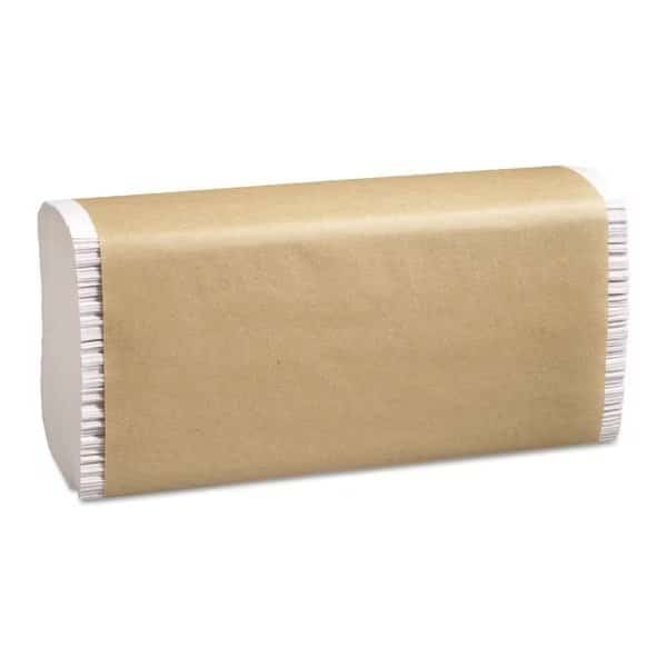 Multifold Paper Towels, 1 Ply, 250 Sheets, White, 16 PK