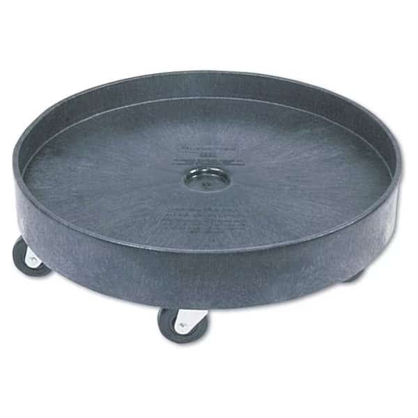 Brute Container Universal Drum Dolly, 500 lb Cap., 24.38 x 7.13, Black