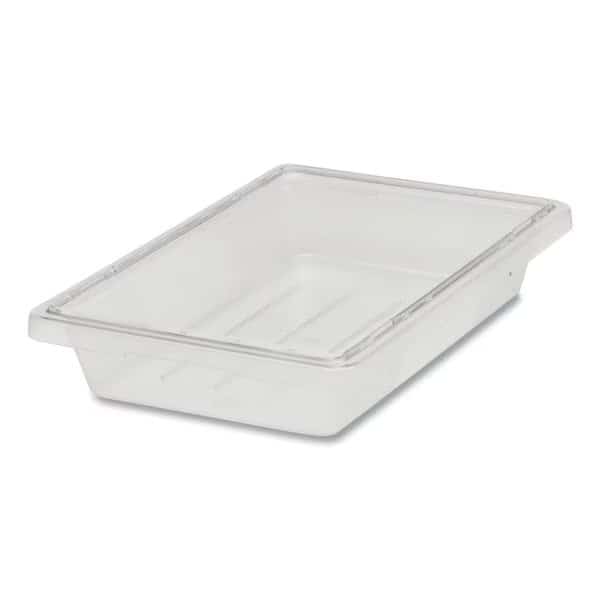 Food/Tote Boxes, 5gal, 12w x 18d x 9h, Clear