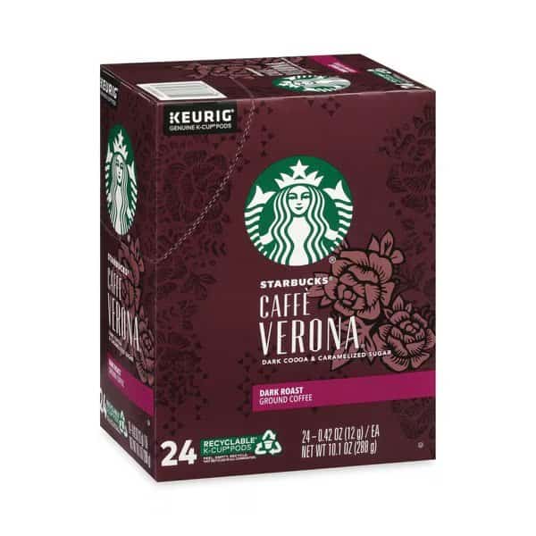 Caffe Verona Coffee K-Cups Pack, PK24 PK