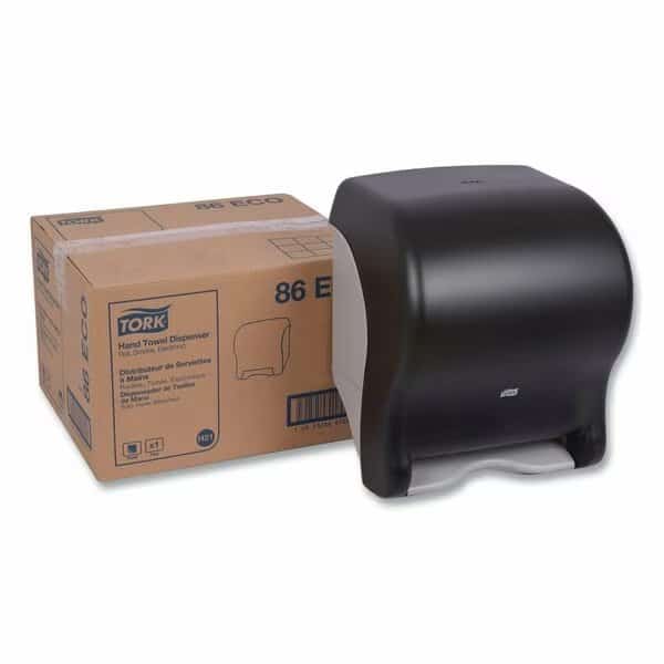 Tork Electronic Paper Hand Towel Roll Dispenser Smoke H21, Touch-Free, 86ECO