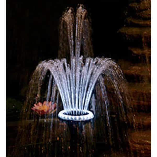 18 LED Light Ring w/Fntainhd Use w/Pumps w/ 1/2"& 3/4" Threaded Outlet