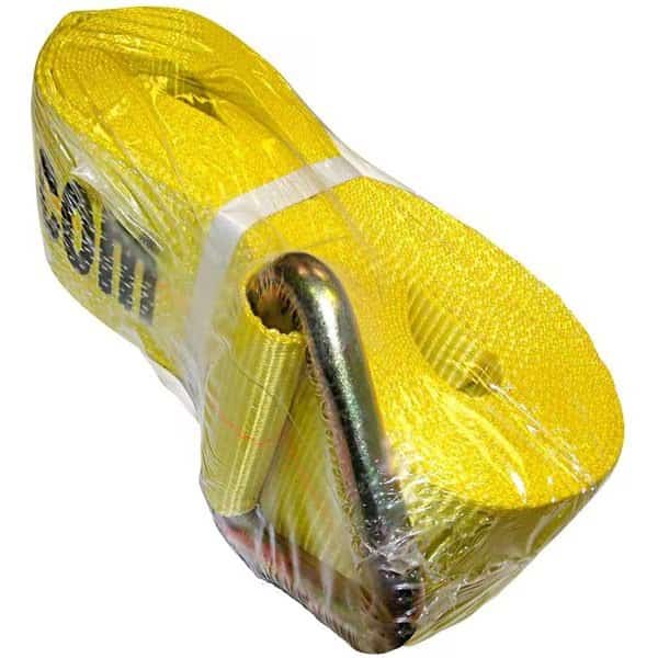 2" x 30Ft 3333 LBS WORKING LOAD LIMIT WINCH STRAP W/ D-RINGS