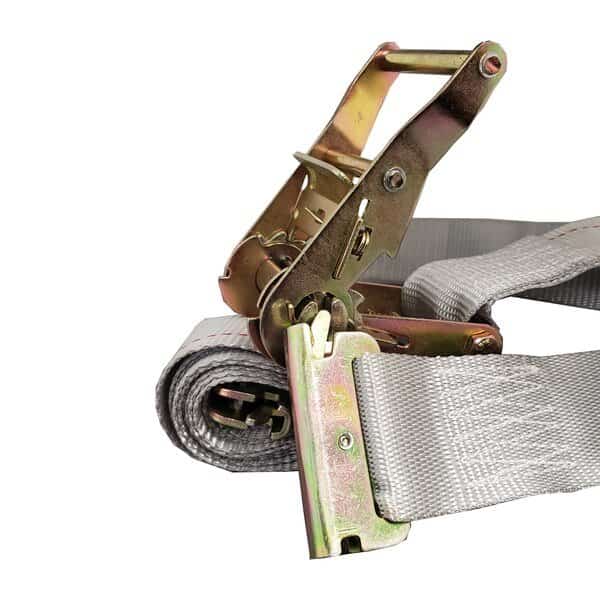 2" x 16Ft 1000 LBS LOAD LIMIT LOGISTIC RATCHET TIE DOWN W/ E-FITTINGS