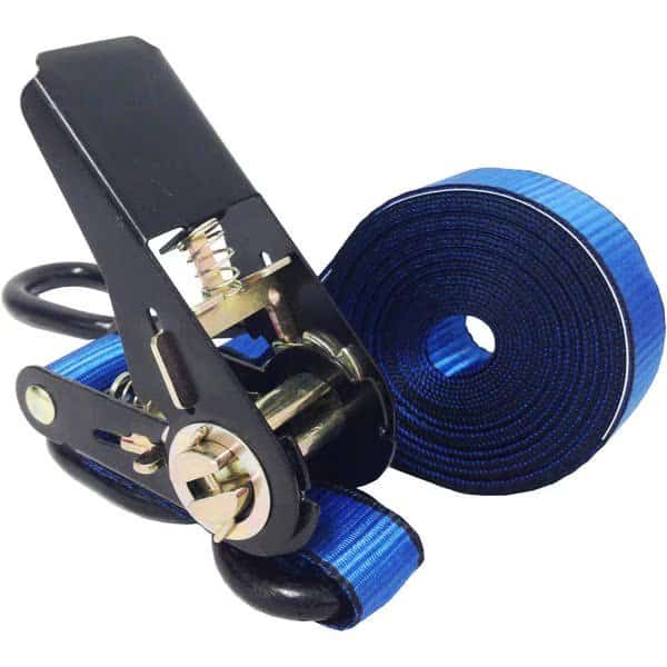 1" x 6Ft 300 LBS WORKING LOAD LIMIT RATCHET TIE DOWN W/ S-HOOKS