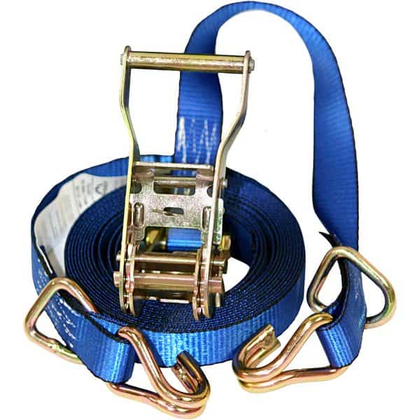 1" x 16Ft 1000 LBS WORKING LOAD LIMIT RATCHET TIE DOWN W/ D-RINGS