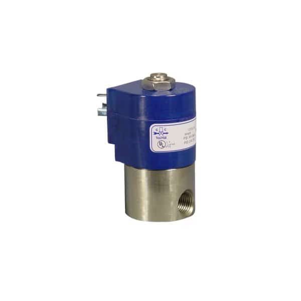 Solenoid Valve, 2-Way, 1/4 in Pipe Size, 24V/50V to 60V, Direct Acting, Stainless Steel, Viton, FKM