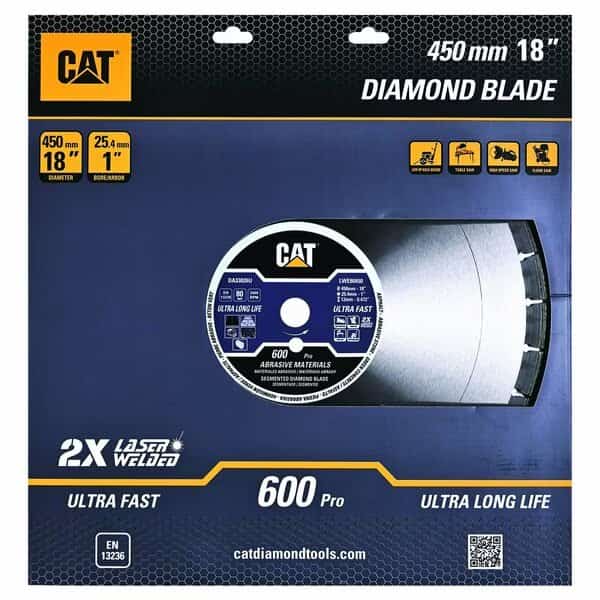 600 Pro Segmented Laser Welded Asphalt Diamond Blade 18-In - 450mm
