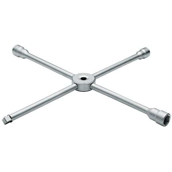 Wheel Wrench, 4-Way, 27 x 30 x 32 x 3/4"