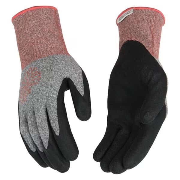 Kinco Women's Nylon/Spandex Knit Gloves withNitrile Palm, Kinco, Mfr#: 1797W-L