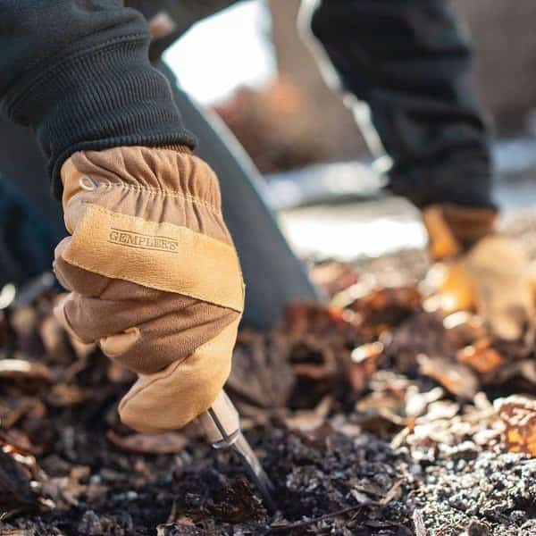 Gemplers Insulated Waterproof Pigskin Gloves with Knit Wrist