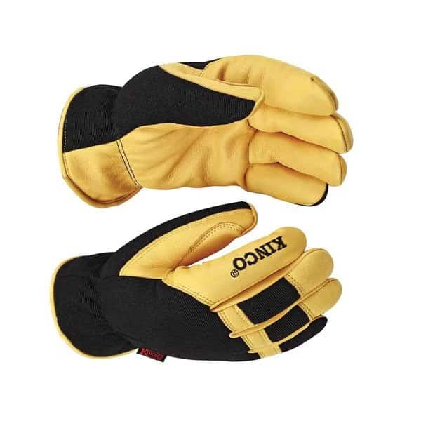 Deerskin, Polyester, Black, L, 1 PR