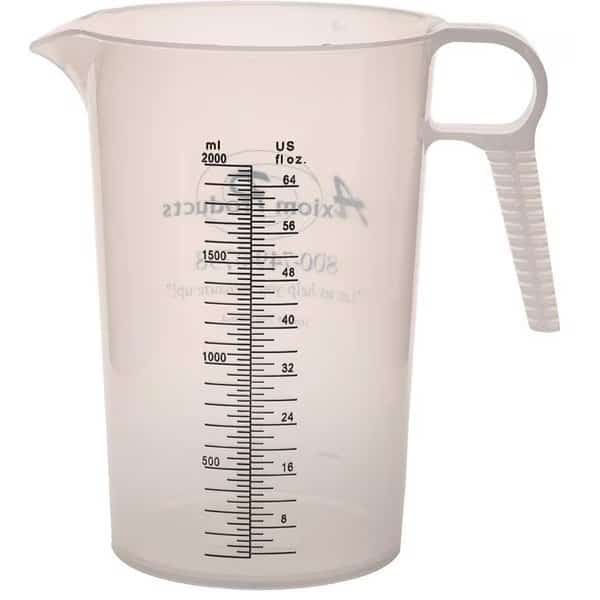 64 Ounce FoodGrade Polypropylene Measuring Pitcher