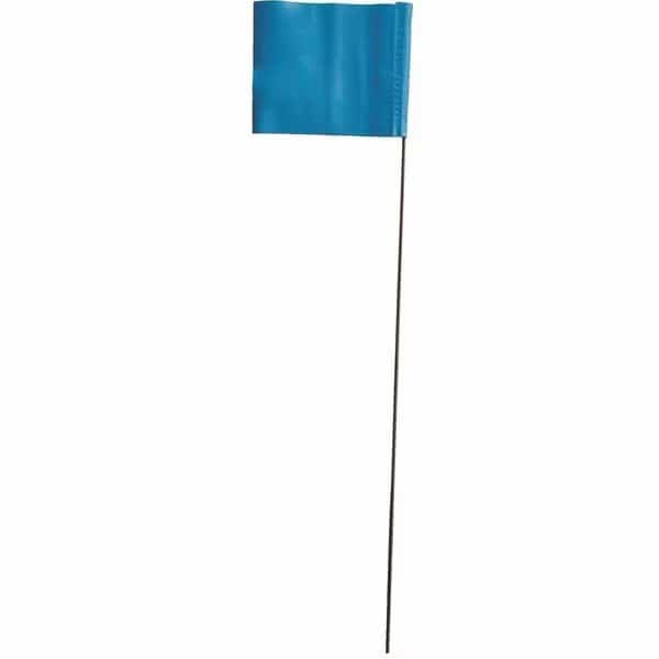 Blackburn High-Vis Vinyl Marking Flag with15"-21" Wire Staff, PK100