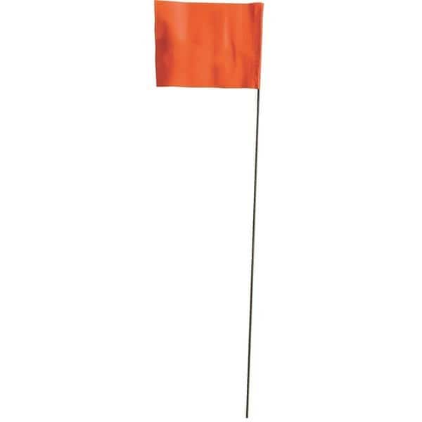 Blackburn High-Vis Vinyl Marking Flag with15"-21" Wire Staff, PK100