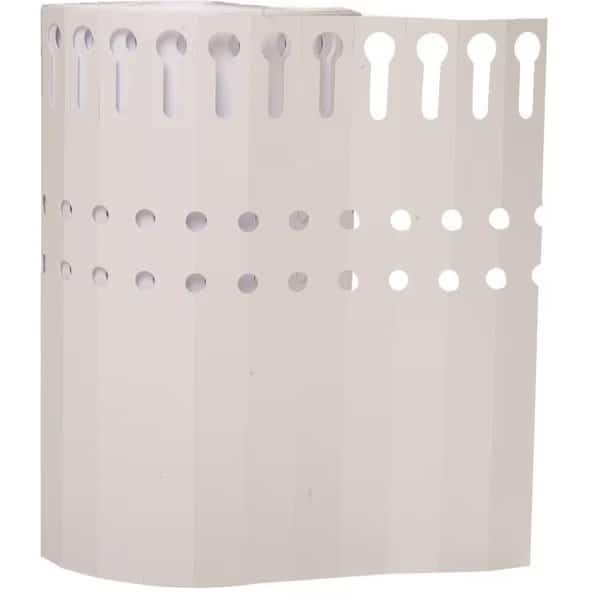 Vinyl, 2.06 Dia., White, 1000 PK