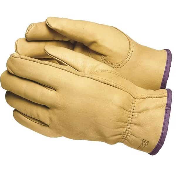 Cowhide Leather, Tan, L 1 PR