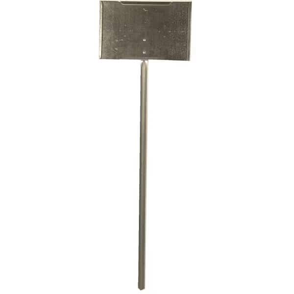 COLLIER METAL SPECIALTIES Galvanized Steel Sign Holder, 11"W x 7"H x 30"L