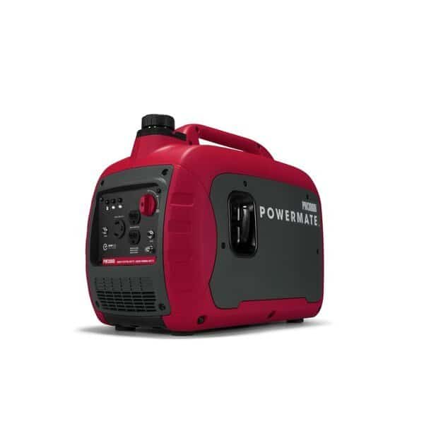 Portable and Inverter Generator, Gasoline, 2,300 W Rated, 3,000 W Surge, Recoil Start, 120V AC