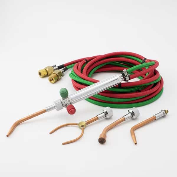 Compact Torch Kit with a Flexible 12' Braided Rubber Hose