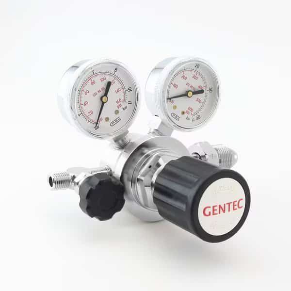 HP SS Low Flow Regulator, CGA 330 , Inlet 0 to 25 PSI, Needle Valve, Use with: Hydrogen chloride