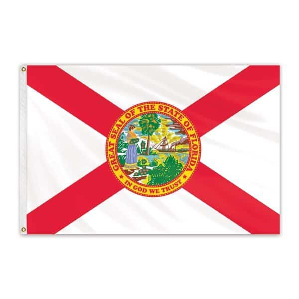 Florida Outdoor Nylon Flag 12"x18"
