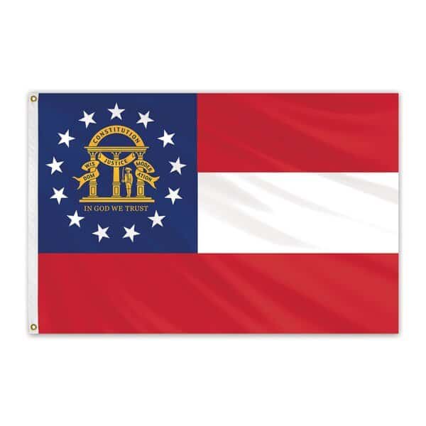 Georgia Outdoor Nylon Flag 12"x18"