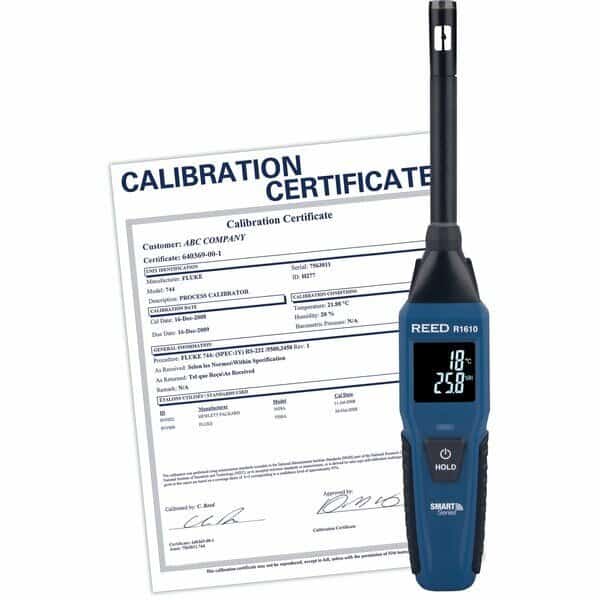 REED Thermo-Hygrometer, Bluetooth Smart Series, includes ISO Certificate