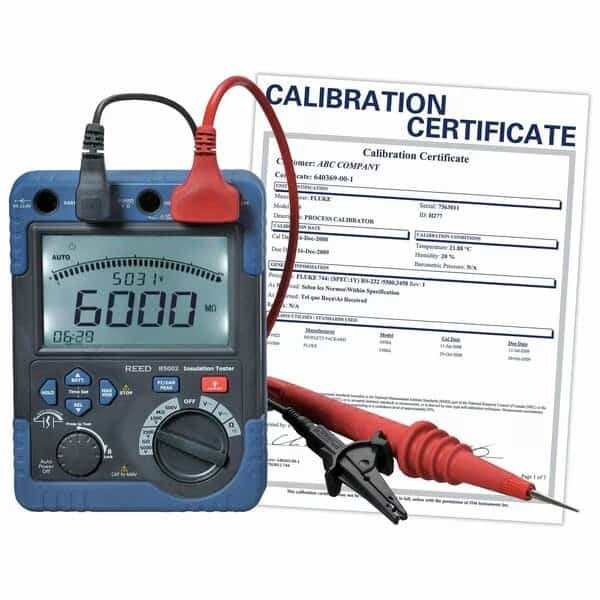 REED R5002 High Voltage Insulation Tester, includes ISO Certificate