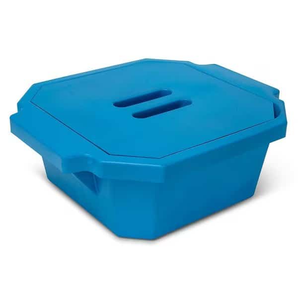 Ice Bucket With Cover, 2.5 Liter, Blue