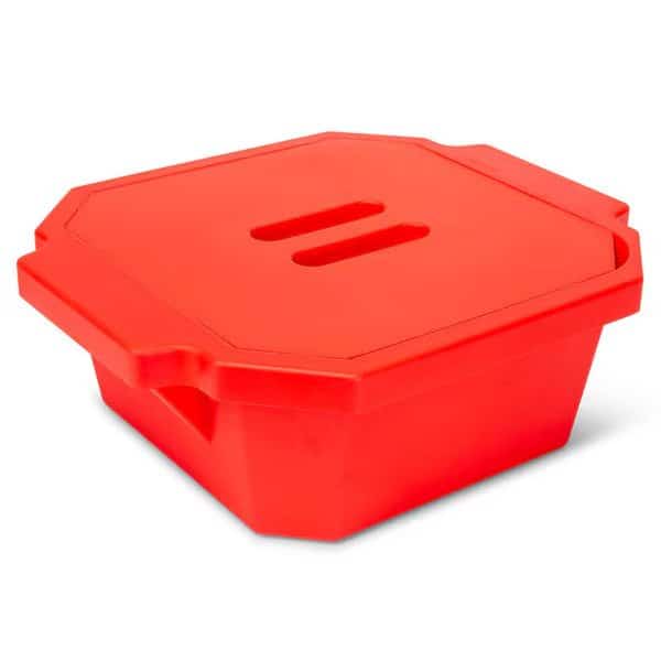 Ice Bucket With Cover, 2.5 Liter, Red