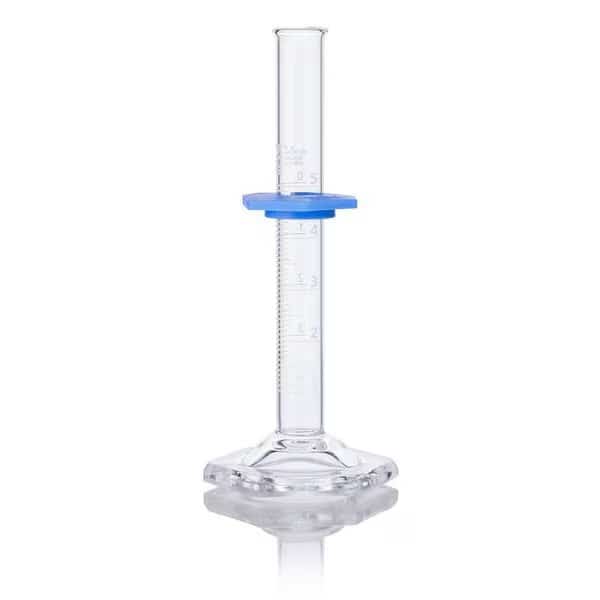 Cylinder, Graduated, Globe Glass, 5mL, Class A, To Deliver (TD), Dual Grads, ASTM E1272, 1/Box