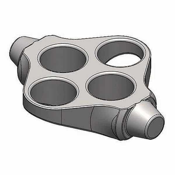 Buckets, For Use With GCC-MP-SWING Rotor, 4 Tubes/Bucket, PK4, Globe Scientific, Mfr#: GCC-MP-SWING-15ML16