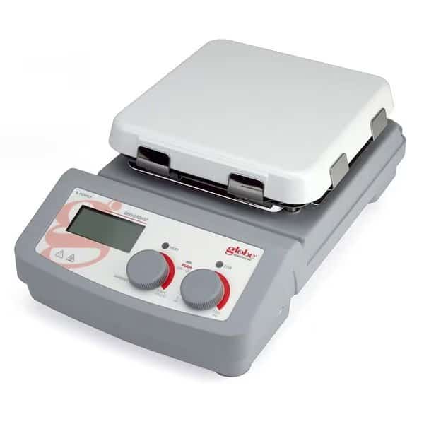 Hotplate Stirrer, Digital, 550C Maximum Temperature, 7x7 inch glass ceramic  top plate, 200-240v 50-60Hz